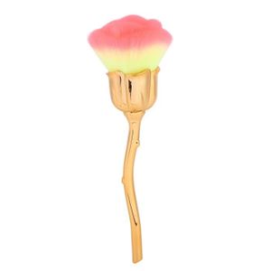 BROSSE A ONGLES Fdit Brosse à ongles Rose Forme À Long Manche Nail