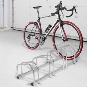 PORTE-VELO IDMARKET Râtelier vélo pour 4 vélos rangement vélo