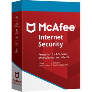 ANTIVIRUS À TELECHARGER McAfee Internet Security 2022 | 1 Appareil | 1 An 
