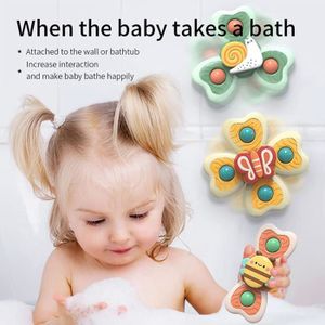 JOUET DE BAIN Mxzzand Jouets de bain à ventouse pour bébé, Rotation à ventouse Rotating, Cadeau de jouet de bain bébé