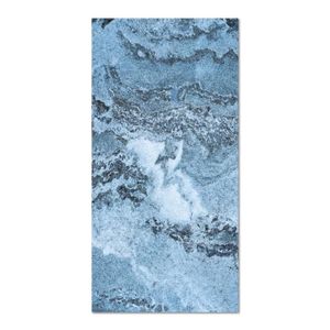 TAPIS DE SOL Tapis Vinyle Panorama Marbre Bleu 160x230 cm - Tapis pour Cuisine, Bureau et Salon en PVC