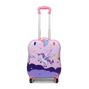 Mini valise rose mignonne pour femme, valise à roulettes de voyage  populaire, 30 x 15 x 24 cm (couleur : rose, taille du bagage : 35,6 cm) :  : Mode