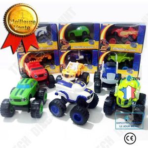 REMORQUE - CHARIOT Lot de 6 Blaze Monster Machines Scooter Jouets - T