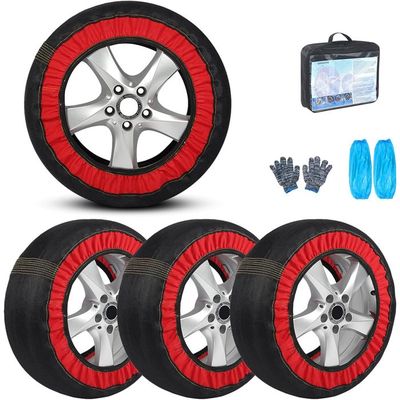 Chaussette Pneus Chaussette À Neige Pour Roue ADAPTÉ AU Pneu 175/55R15 Avec Jante 15 (17141) Paire DE Chaussettes À Neige Pour Routes VERGLACÉES Pour Voitures (2 PIÈCES) HOMOLOGUES Chaussette Neige Pneu - 2