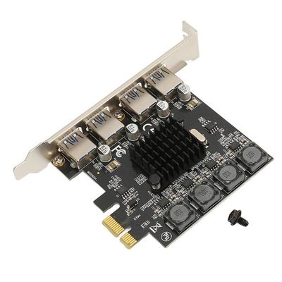KALEA-INFORMATIQUE Carte PCIe 3.0 X4 – 5 Ports SATA 6 Gb/s – Chipset JMB585 – RAID & Hot Plug