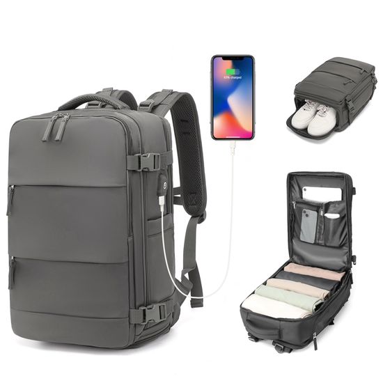 Sac à Dos de Voyage 42x30x20 cm 25L Bagage Cabine pour Avion