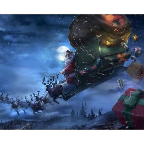 Stave Puzzles Père Noël – Puzzle 3D Complet – 1995 – 26 à 99 Pièces