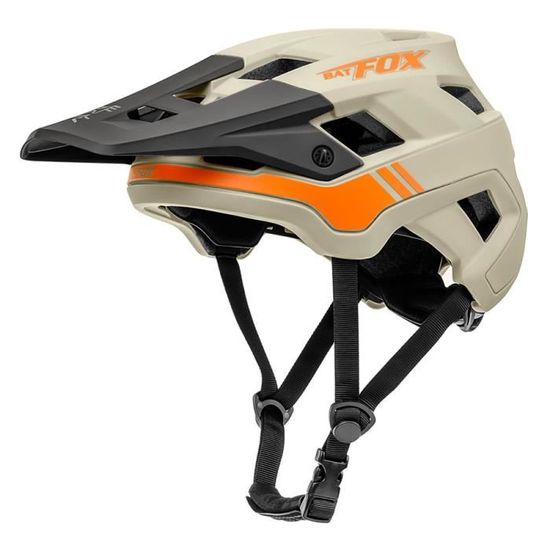 Kaki noir L56 62CM BATFOX Casque de v lo VTT pour homme