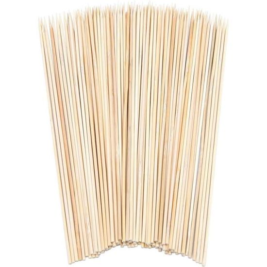100 Brochettes En Bambou - 15 Cm - Écologiques Et Biodégradables - Pour Barbecue, Fruits, Décoration