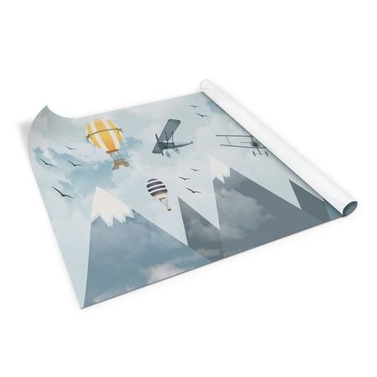 Coloray Film Adhésif Pour Meubles Feuille Collante Décoratif Mat 100x50 Cm Auto-adhésif Autocollant Sur La Commode Sur Les Placards - Modèle Rétro
