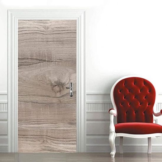 Stickers De Porte 3D Moderne - Autocollant Mural Auto-adhésif PVC 80x200 Cm - Déco Salon Chambre Facile à Poser Et Retirer - 4