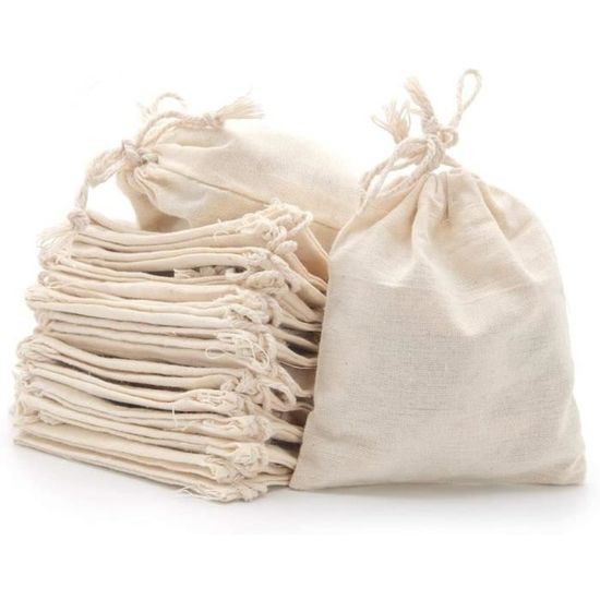 Pochon sales tissu coton