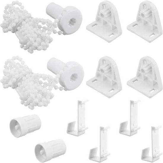 Support De Serrage Pour Store Enrouleur À Double Rouleau, 2 Ensembles