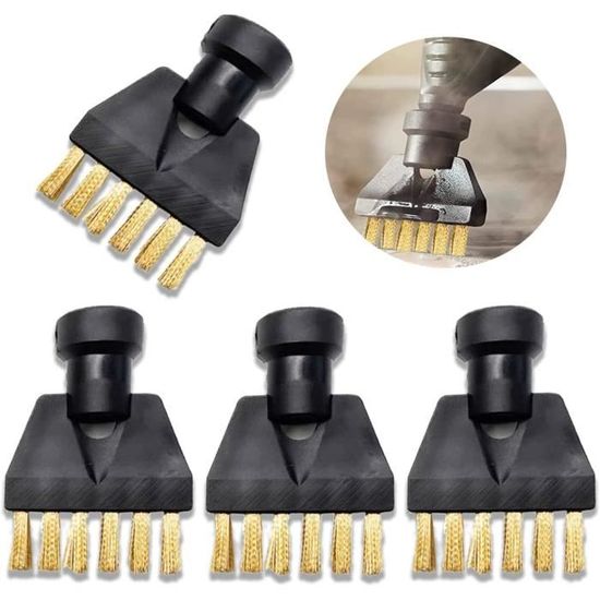 Brosse à Joints Grande Taille Pour Nettoyeur Vapeur Karcher SC1 à SC5 - Accessoire De Rechange 2.863-334.0 Pour Carrelage