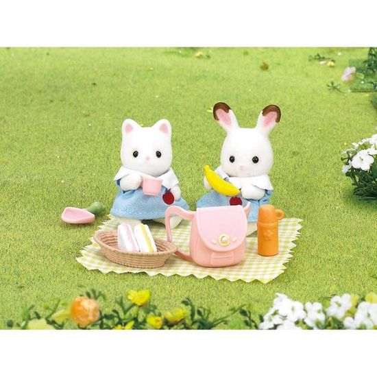 Sylvanian Families - Set Pique-nique Ours Biscuit Frères Et Sœurs FS-60 (édition 2025), Neuf En Stock