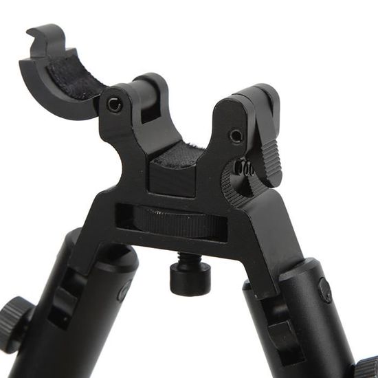 Bipied réglable de 9 à 10 pour montage standard de 20 mm en aluminium de qualité