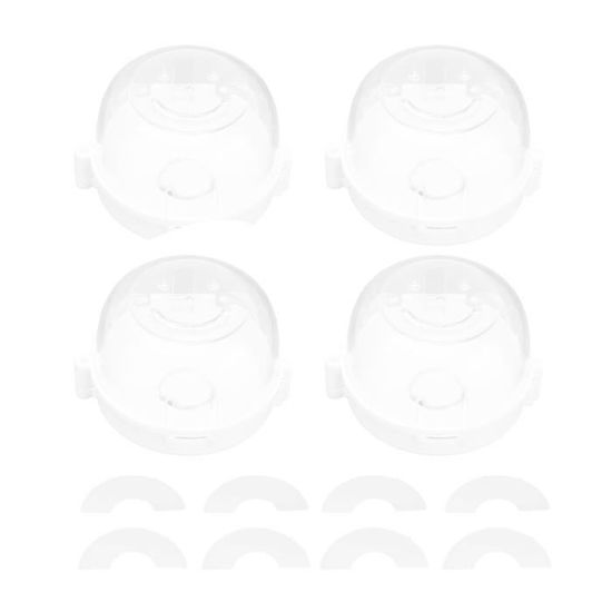 3 Boutons De Cuisinière Sécurité Enfant - Protection Sans Démontage - Pour Boutons Jusqu'à 51mm