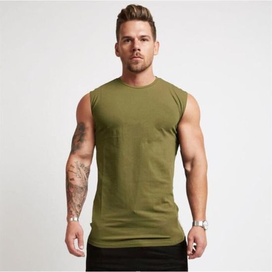 Debardeur homme sales musculation intersport