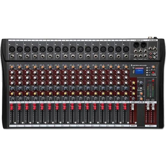 NEUFU 16 Channels Table De Mixage Professionnel Live Studio Audio USB Console de Mixage bluetooth