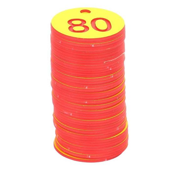 50 Étiquettes De Ruche Numérotées ABS Couleurs Vives - Signe Rond Pour Identification Facile En Apiculture