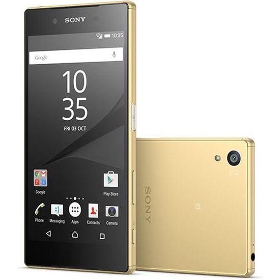 Smartphone Sony Xperia Z5 Or - Processeur Snapdragon 810 - Ecran Full HD TRILUMINOS 5.2" - APN 23 MP - 32 Go