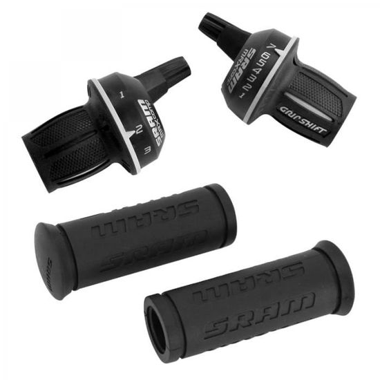 Manette VTT SRAM GripShift Droite MRX - 3x7 Vitesses, Compatible Shimano (Neuve)