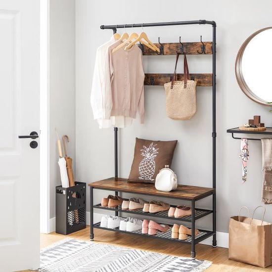 Vasagle industrial store coat rack