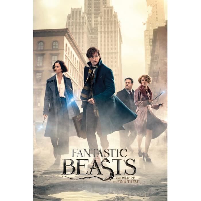 Poster Les Animaux Fantastiques Street 91 X 61 Cm Achat Vente Affiche Poster Poster Les Animaux Cdiscount