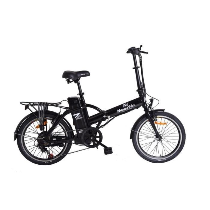 MOOVWAY Velo Electrique Pliable Urban City Mixte Cdiscount Sport