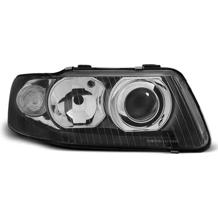 Paire de feux phares Audi A3 8L 00-03 design noir (U13)