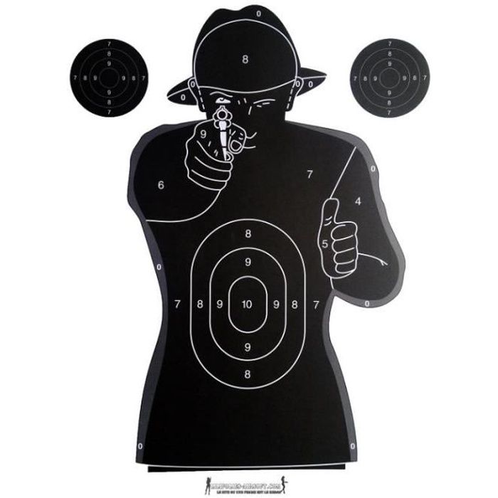CIBLE HUMAINE 50 x 70 SPECIALE POLICE