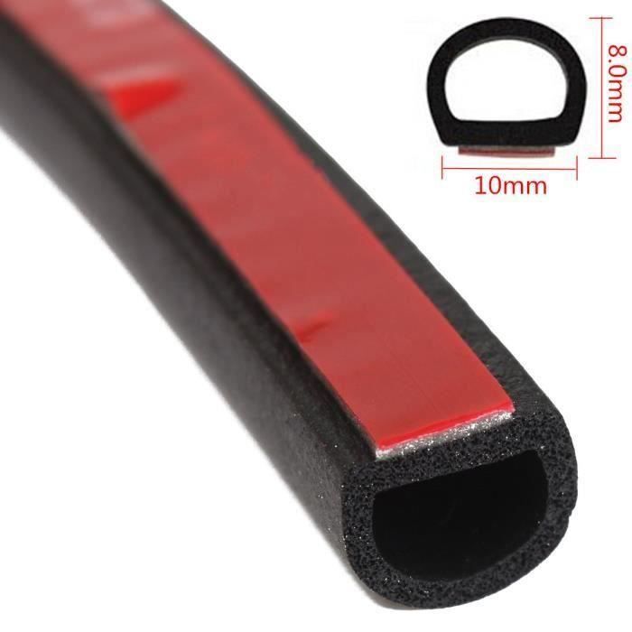 BH 4M Caoutchouc Joint Etanche Auto Voiture Adhésif Fenêtre Porte Bande D-Shape - BHAVC824A3811