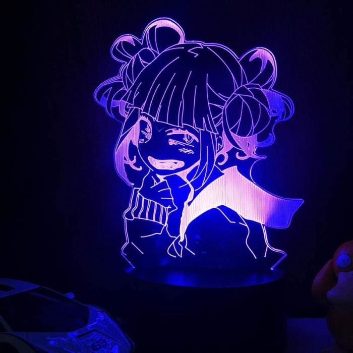 VEILLEUSE Illusion 3D Lumière Led Veilleuse Anime Lampe De Table My Hero Academia Himiko Toga Boku No Hero Academia Cro664
