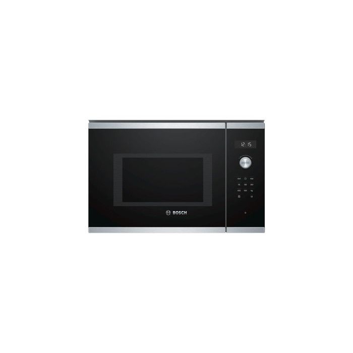 BOSCH MICRO-ONDES ENCASTRABLE 25L 900W Plateau tournant INOX