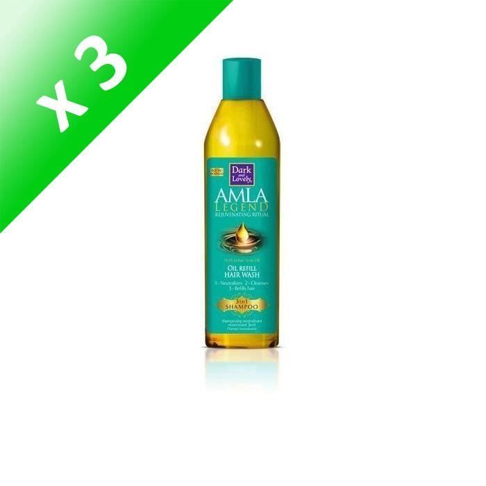 DARK & LOVELY Shampoing Neutralisant 3 en 1 - 250 ml (Lot de 3)