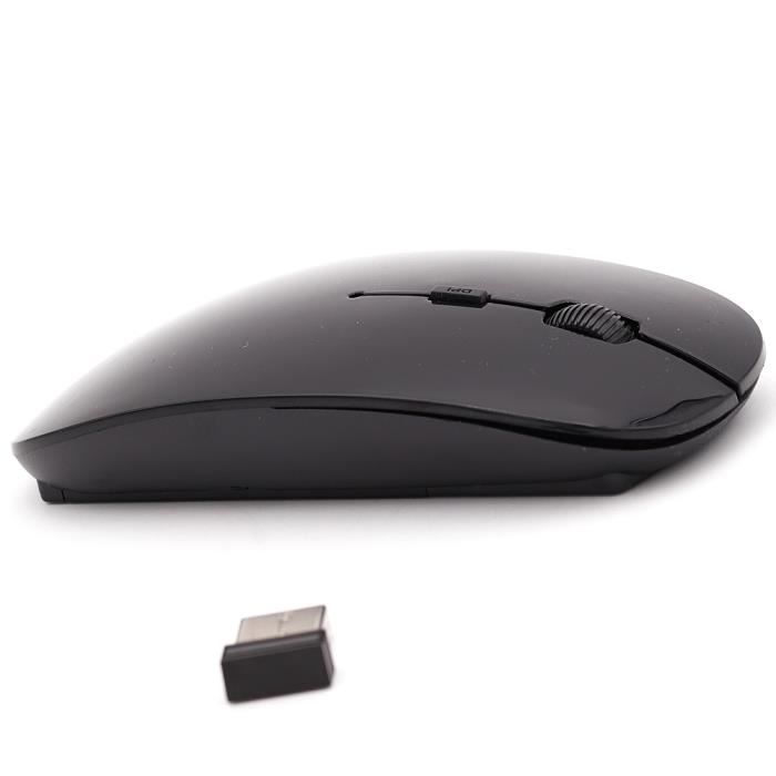 Souris sans fil compatible avec Acer Chromebook 514 CB514-1HT ,Windows 7-8-10-XP, Vista7-8, Linux et Mac OS - Noir