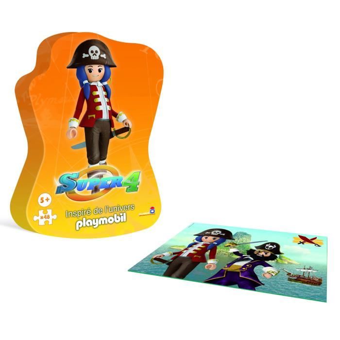 DUJARDIN Super 4 Playmobil Puzzle Pirate