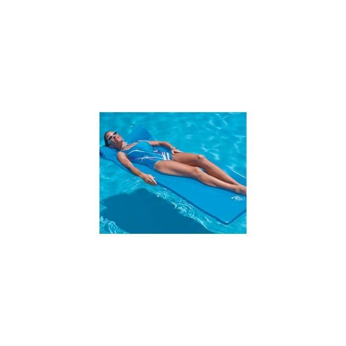 Matelas mousse Sunray bleu 178 x 63 x 3,2 pour piscines enterrées et hors-sol