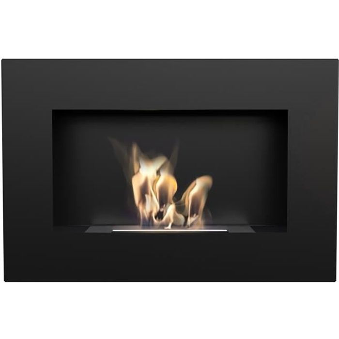 Cheminée au Bioéthanol- 40 x 60 cm - Mural ou Encastré 1 Brûleur d’0,2L - Certifié TÜV