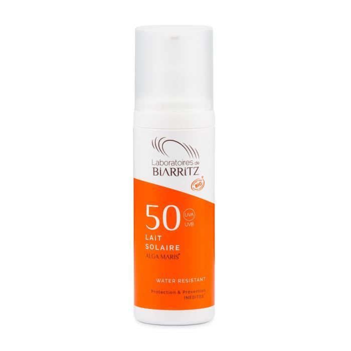 Laboratoires de Biarritz Algamaris Lait Solaire Bio SPF50 100ml