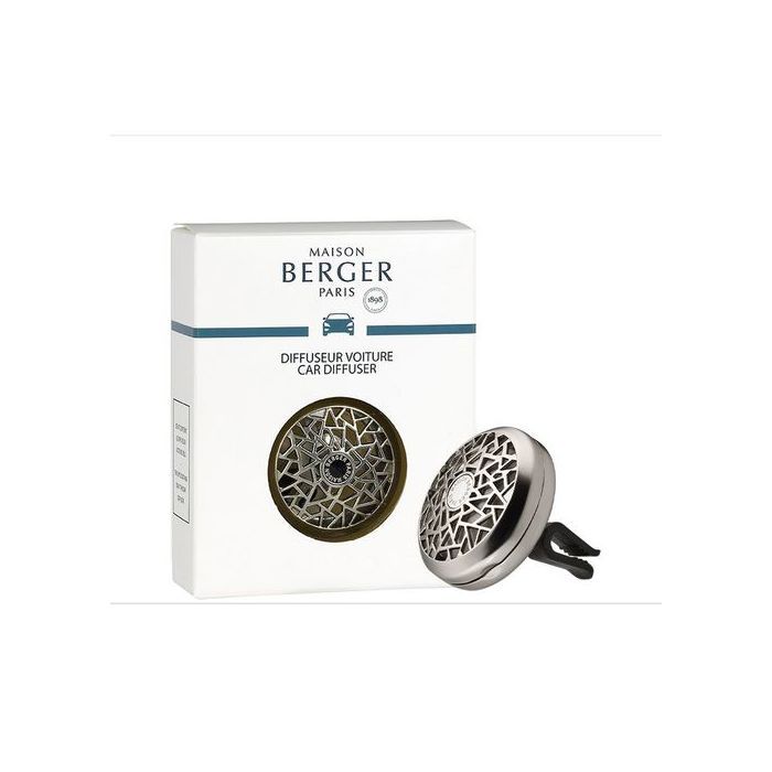 DIFFUSEUR VOITURE GRAPHIC NICKEL VENDU SANS PARFUM - MAISON BERGER PARIS