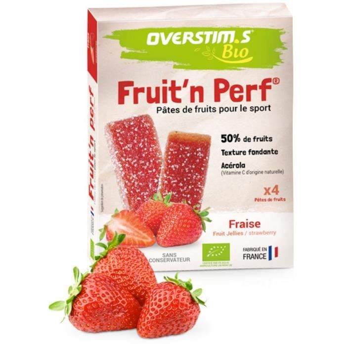 OVERSTIMS - Pates de Fruits Bio pour le Sport (4 Unités)