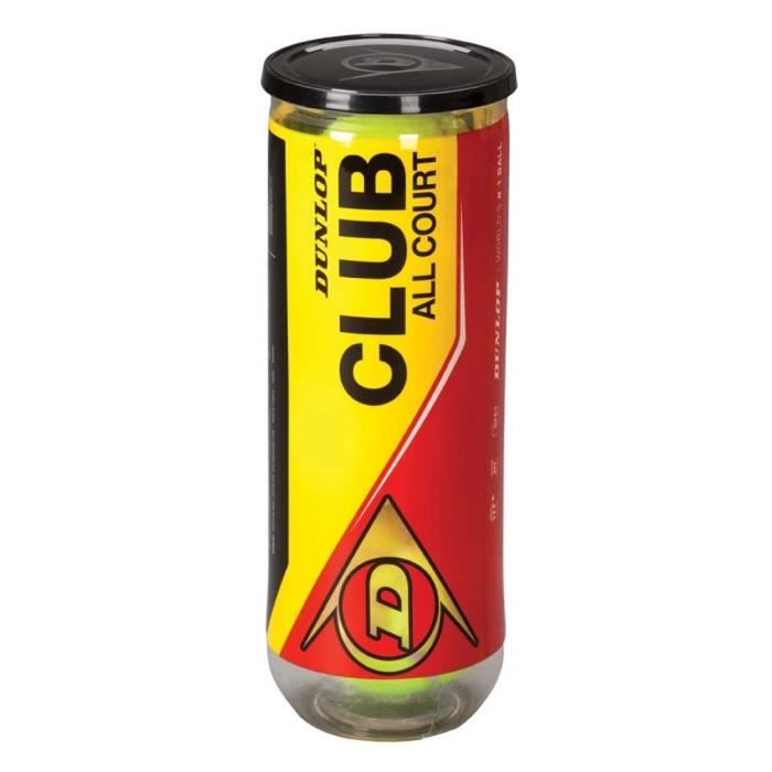 DUNLOP Etui 3 balles de tennis - Toutes surfaces