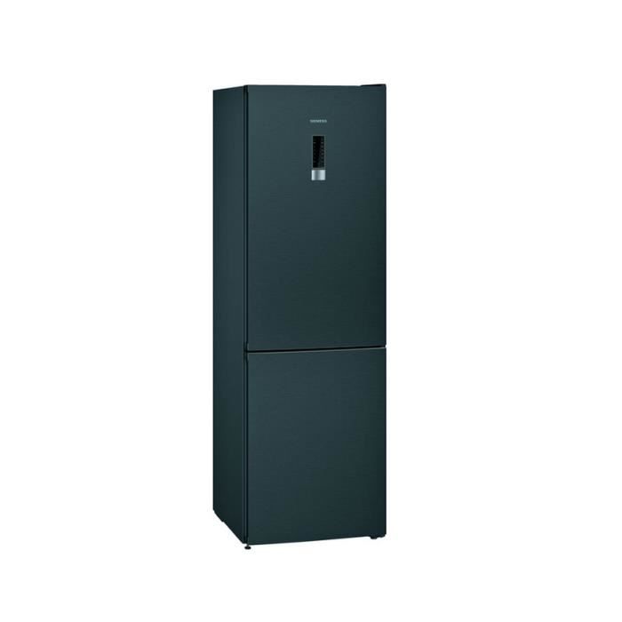 siemens - réfrigérateur combiné 60cm 324l a+++ nofrost noir - kg36nxxdc