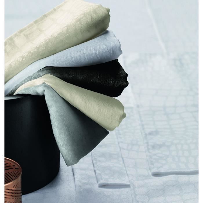 Nappe polyester Lounge Noir 180x240 ovale - Tradilinge