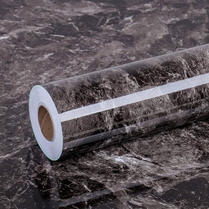 Papier Peint En Marbre Autocollant De Porte De Table Film Auto-Adhésif