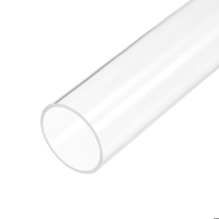 Tuyau Tube SOURCING MAP 1Pcs 56mm ID x 60mm OD x 305mm 2mm Paroi Épaisseur Transparent Tuyau Acrylique Rigide Rond