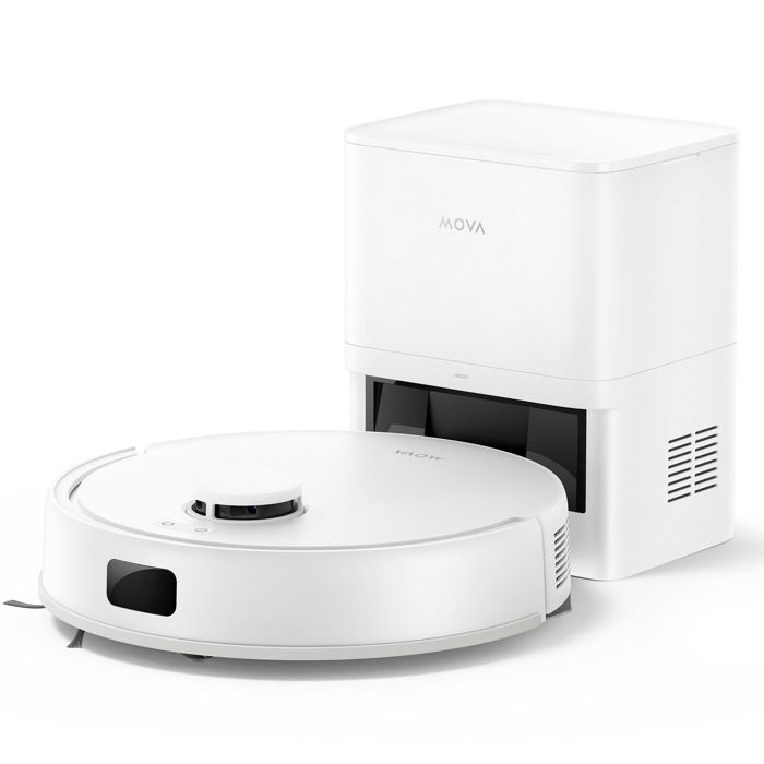 Aspirateur Robot - MOVA - E20 Plus - Aspiration 5000 Pa - Navigation LDS - Vidage Automatique - Mova