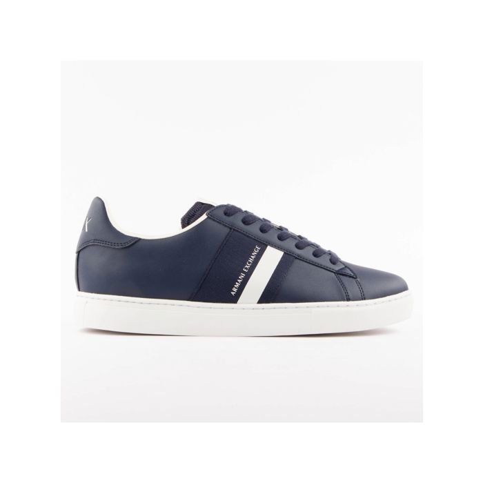Armani Exchange Basket Armani Exchange Homme Taco Bleu cuir