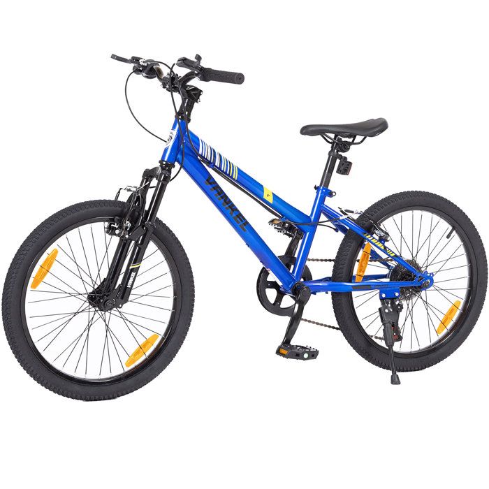 Vélo Enfant LAUXJACK 20'' Bleu – VTT 6-10 Ans Garçon Fille – Cadre